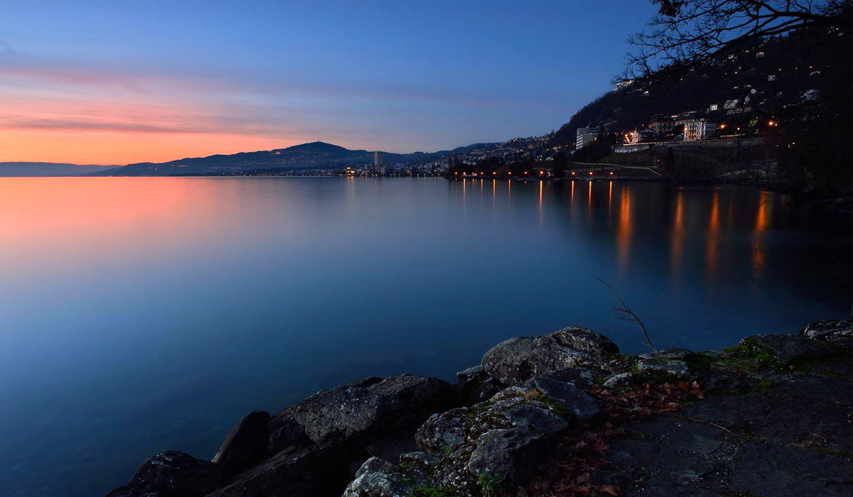 Montreux | Crépuscule sur la Riviera